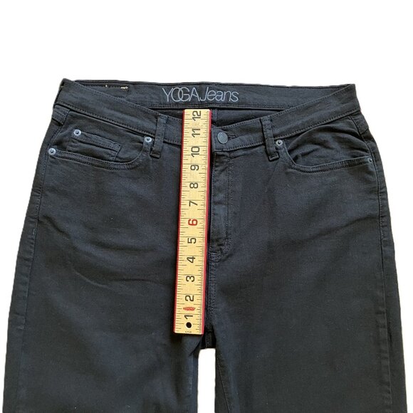 Yoga Jeans Rachel Skinny Jeans Black Denim Women's Size 33 - Picture 2 of 6
